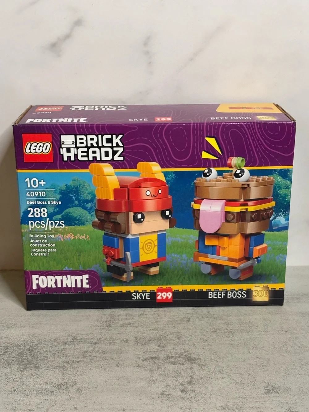 Lego Fortnite BrickHeadz Beef Boss and Skye Set (#40910)